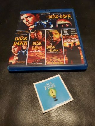 From Dusk Till Dawn 4 Film Feature Blu - Ray - Quentin Tarantino Rare & Oop