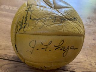 Rare Collectors Liverpool Fc Ball Hand Signed Leather Football Lfc Squad 1980s