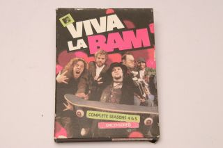 Viva La Bam - Complete Seasons 4 And 5: Uncensored (dvd,  2006,  3 - Disc Set) Rare