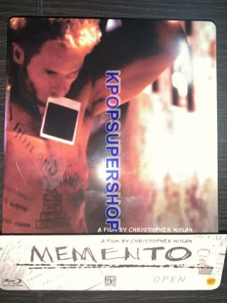 Memento Quarter Slip Steelbook Blu Ray Kimchi Dvd Rare Oop