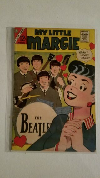 My Little Margie 54 F/vf,  Early Beatles Cover & Story,  Rare,  Last Issue In Seri