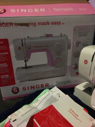 Singer 3223 Simple Sewing Machine,  Rarely 3