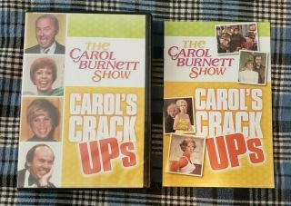 The Carol Burnett Show Carol’s Crack Ups 8 - Dvd Set.  Rare Oop Region 1 Us