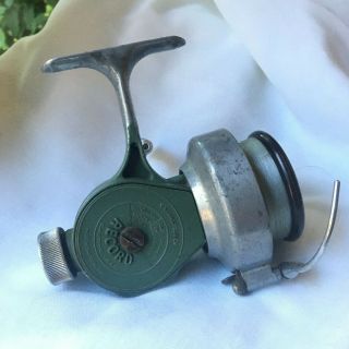 Record Spinning Reel Half Bail Made In Switzerland Vintage Collectors