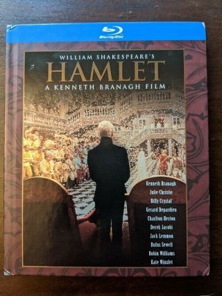 Hamlet Digibook Blu - Ray Out Of Print Rare Kenneth Branagh / Shakespeare Oop