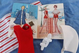Vintage Tammy Doll Outfit " Fun In The Sun " 9093 - 6 Pampered 1963 Missing Poncho