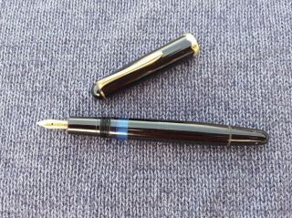 Rare 1950s Montblanc Astoria Co - Branded Fountain Pen Very Smooth F 14kt Flex Nib