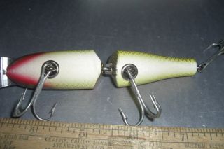 Wood Creek Chub Jointed Pikie Minnow in Golden Shiner w/box paper 3