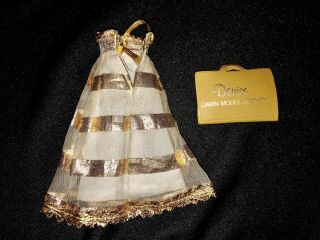 Vintage Topper Dawn Denise Gold Go Round Model Agency Gown And Portfolio 1970s 2
