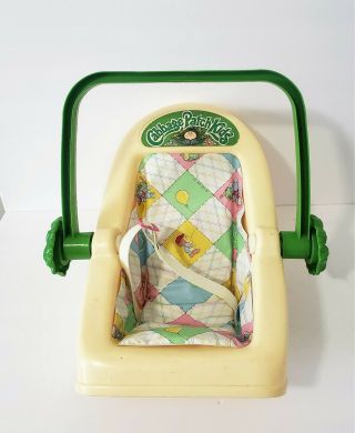 Vintage 1983 Coleco Cabbage Patch Kids 3 Position Rocking Baby Carrier Car Seat 2
