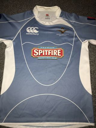 Royal Air Force Rugby 7s Home Shirt 2007/08 Large Rare