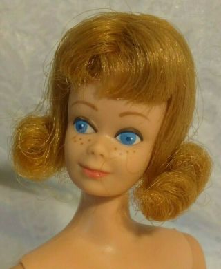 Vintage Barbie Friend Midge Blonde Sl Doll Mattel 1960s