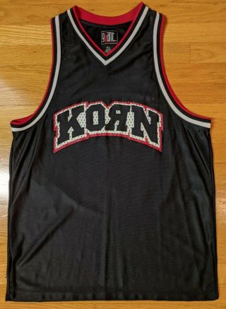 Korn Basketball Jersey Mens Xl 1998 Rare Vintage Vtg X - Large Pre - Owned