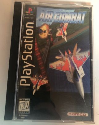 Air Combat (sony Playstation 1 1995) Complete In Rare Longbox Ps1
