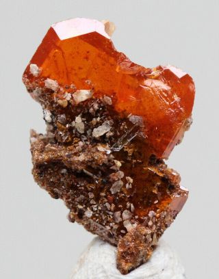 Rare Wulfenite Crystal Cluster Matrix Mineral Specimen La Paz Az Red Cloud Mine