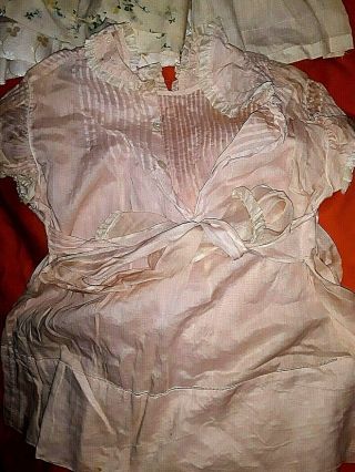 2 Vintage Darling Doll Dresses 15 & 16 " L