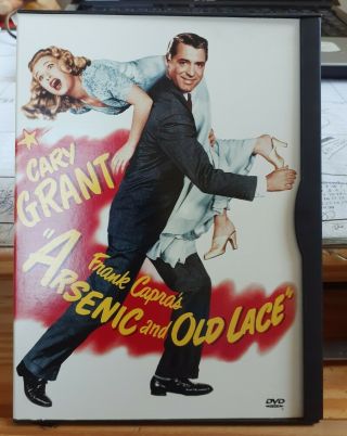Arsenic And Old Lace (dvd 2000 Full Screen Snapcase Cary Grant Classic Oop Rare