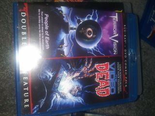 Terror Vision The Video Dead Double Feature Blu - Ray Scream Factory Oop Rare