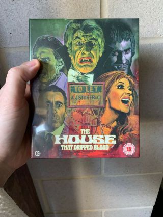 The House That Dripped Blood Limited Edition Blu - Ray Rare Oop Region B