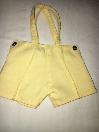 Terri Lee Vintage Clothing 1950’s Overall Shorts Yellow 3