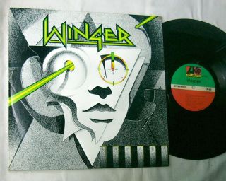 Winger - Self - Titled Album - Rare Orig Hair Metal 1988 Lp - Atlantic 81867 - 1