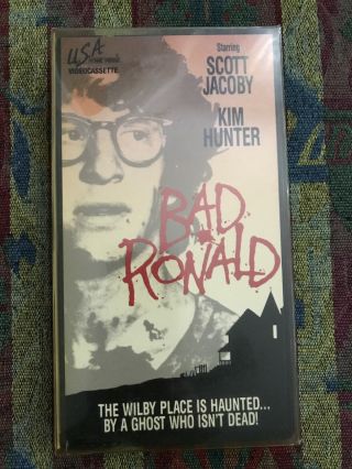 Bad Ronald Vhs Rare Horror Cult Gore Tv Movie 1974 Obscure Cutbox Sleaze Htf