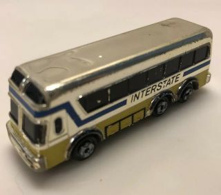 Micro Machines Bus Gold And Yellow,  1987 Galoob Rare