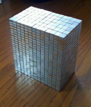 200 Neodymium Block Magnets.  Strong N50 Rare Earth Magnets