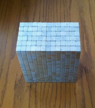 200 NEODYMIUM block magnets.  strong N50 rare earth magnets 3