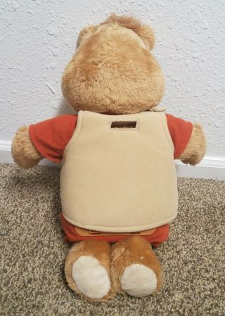 Vintage Teddy Ruxpin 1985 with 2 books in package - 3