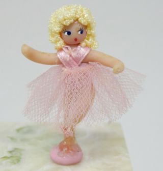 Vintage Ethel Hicks Ballerina Toy Doll Dollhouse Miniature 1:12