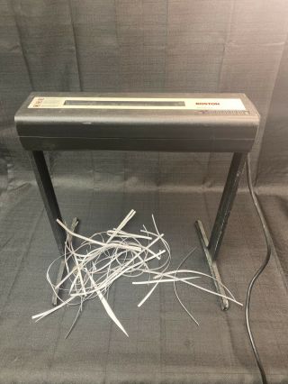 Rare Vintage Boston Paper Shredder With Stand Perfect