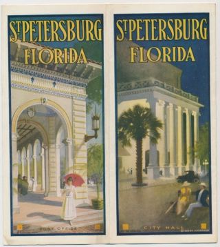 Fl - 1919 Rare Florida Brochure St.  Petersburg,  Fla - Great Images & Graphics