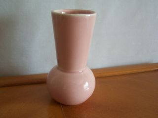 Vintage Taylor Smith & Taylor Luray Sharon Pink Bud Shaped Vase - Rare