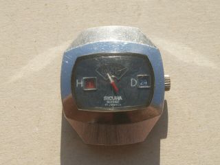 Sicura Digital Jump Hour Mechanical Watch - Vintage - Rare - 1960 