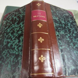 James Fenimore Coopers Last Novel The Oak Openings/1848/rare 1st Ed/fine Leather