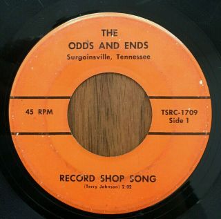 Rare Garage Psych Rock 45 - The Odds And Ends Record Shop Song Private