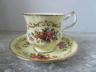 Old Vintage Paragon Antique Series Tapestry Cup And Saucer Porcelain England