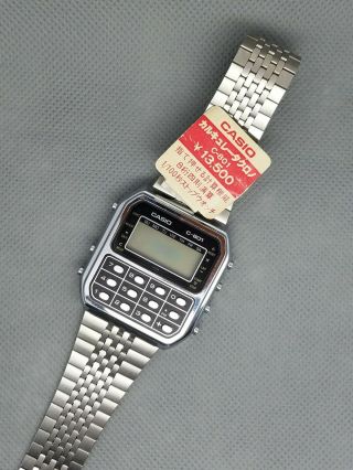 Rare Casio Vintage Digital Watch Nos Junk 80s 133 C - 801 Calculator Nerd Retro