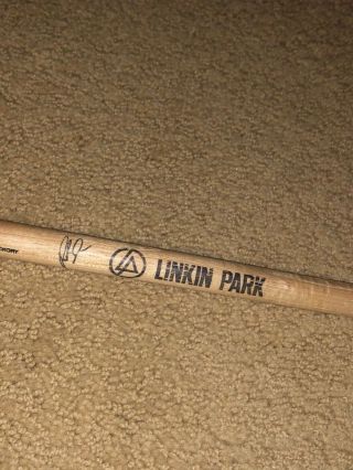 Exclusive/rare Linkin Park Drum Stick & Signed By Rob Bourdon 2014 Tour