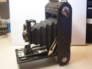 Antique Bellow Eastman Kodak Jr No 1 Autographic Folding Camera Leatherette