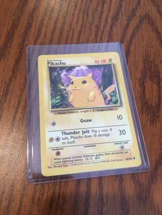 Pokemon Pikachu E3 Promo Card Rare Hard To Find 1999