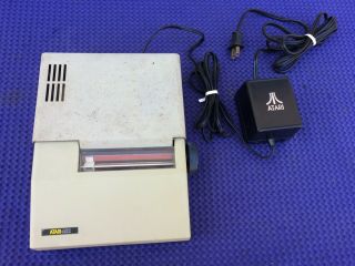 Rare Vintage Atari 822 Thermal Printer With Co 14319 Power Supply