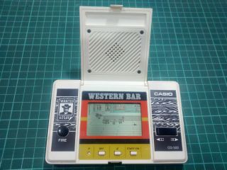 Rare Casio Cg - 300 Western Bar 1984 Vintage Electronic Game Great
