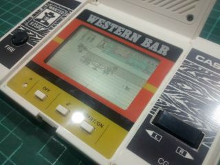 RARE Casio CG - 300 Western Bar 1984 vintage electronic game Great 3