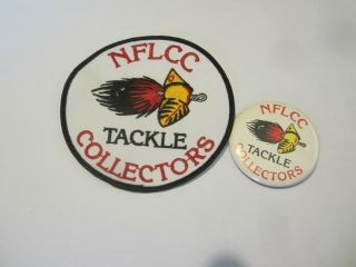 Vintage Fishing Lure Nflcc Patch South Bend