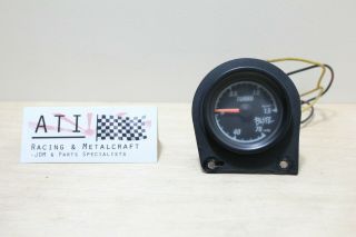 Rare Jdm Vintage Blitz Racing Turbo Boost Vacuum Gauge Black,  52mm