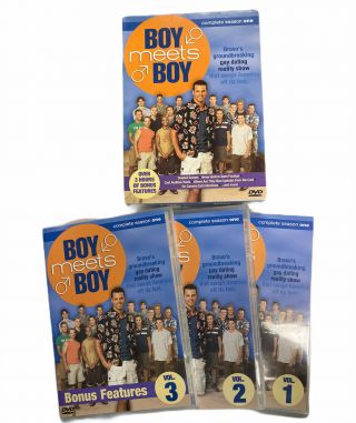 Boy Meets Boy - Complete Season 1 (dvd,  2004,  3 - Disc Set) - Rare Htf - Euc