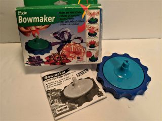 Vintage Pixie Bowmaker With Pins Instruction Booklet Crafts Gift Wrap Tools Usa