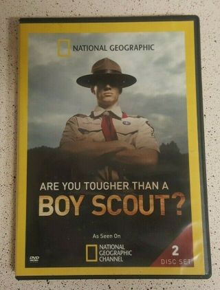 Are You Tougher Than A Boy Scout? Dvd,  2 - Disc Set.  Rare Oop National Geographic